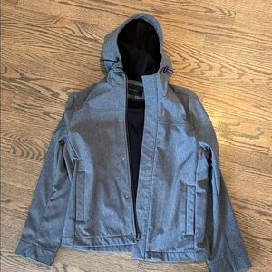Banana Republic Gray Hooded Jacket